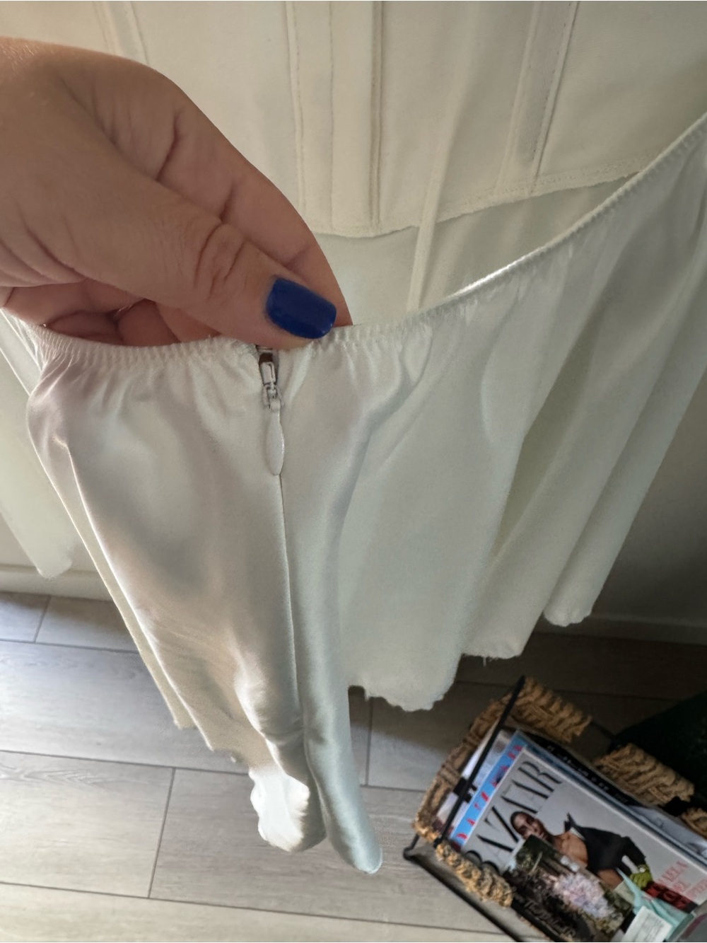SKIMS - NWT White Corset Skater Dress - Brand - Picture 8 of 8